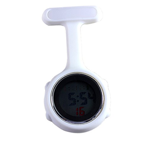 Pin On Silicone Women Nurse Watch Multi Function Digital FOB StopWatche (White)