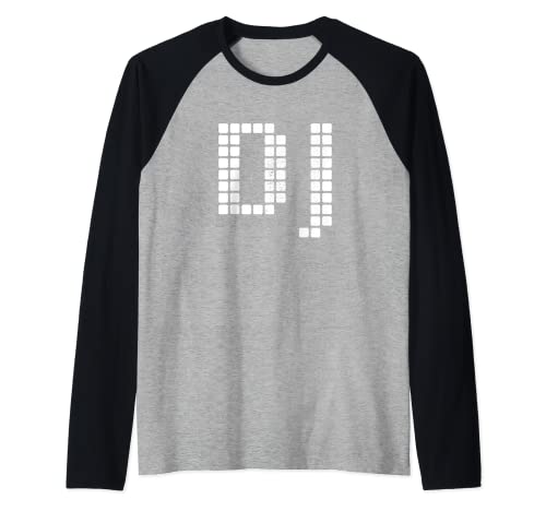 Funny DJ Pioneer Sounds Controller Disc Jockey Altavoces Camiseta Manga Raglan