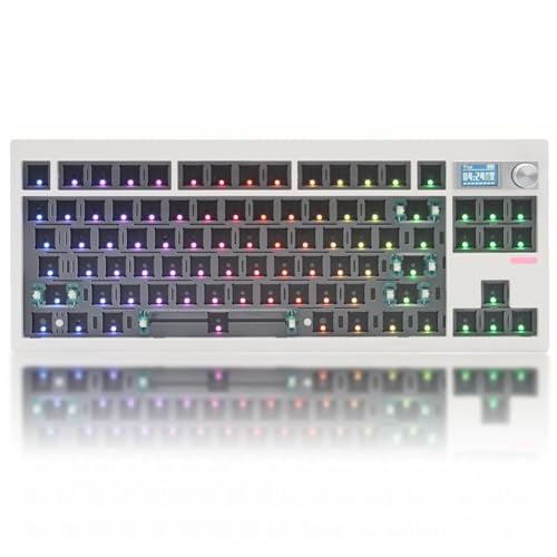 Cmokifuly GMK87 TKL Mechanical Keyboard Kit Tri-Mode for...