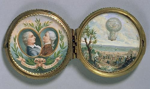 Lienzo de alta calidad con el retrato clásico en miniatura de Pilatre y Romain