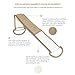 Eurow Beauty Bamboo Back Scrubber, Dual-Sided Exfoliating and Cleansing Shower Strap with Looped Handles, Gentle for All Skin Types, Reusable for Daily Spa-Like Bath Experience, 2-Pack