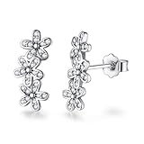 Cherry Blooms Flowers Boucles d'oreilles pour Femmes Boucles d'oreilles en margue