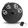 Ignition Switch with Key 7 terminals Compatible with Husqvarna Craftsman Deere John MTD Murray Riding Lawn Mower Replace# 925-1741 175566 175442 GY20074 94762 163968 532175566