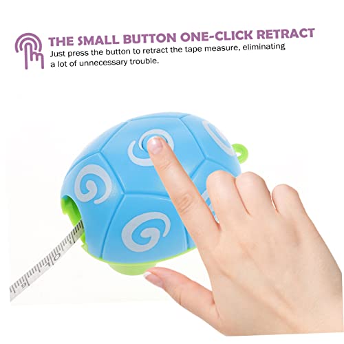 Cinta métrica retráctil portátil con diseño de tortuga miniatura 4