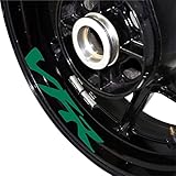 4. Les autocollants décoratifs et personnalisés de logo RIM, font que votre moto a un joli look et plus attrayant.