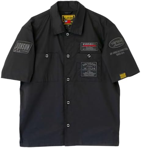 vanson　バンソン　ブラック ジャンパー　ＸＬ Amazon.co.jp: [バンソン] ワークシャツ ブラック/イエロー L