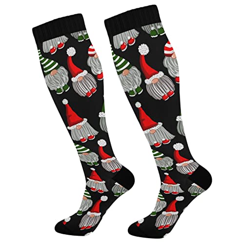 Image of Fisyme Socks for Women Men, Warm Comfort Athletic Crew Running Hiking Cycling Compression Socks