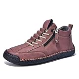 [Fáciles de Llevar] - Estos zapatillas deportivas hombre tienen un diseño sin lengüeta con un cordón externo y material elástico para ponérselos y quitárselos fácilmente. Los cordones se pueden ajustar sueltos o apretados y no se caerán incluso después de un entrenamiento intenso.