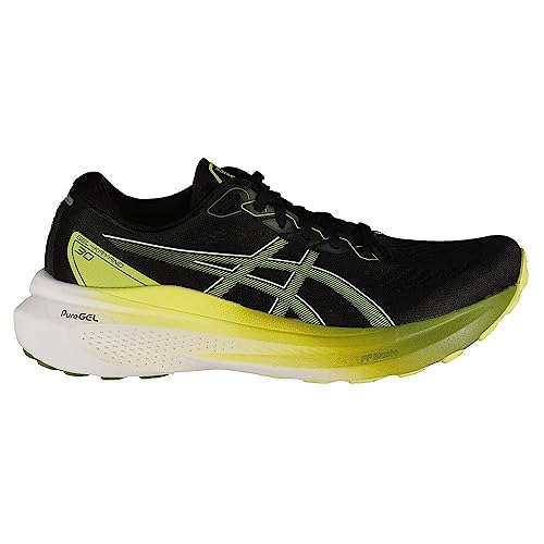 Asics Gel Kayano 30, Sneaker Hombre, Black Glow Yellow, 40 Eu