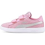 PUMA Mädchen Puma Smash V2 Glitz Glamv Ps Sneaker, Prism Pink Puma Silver, 33 EU