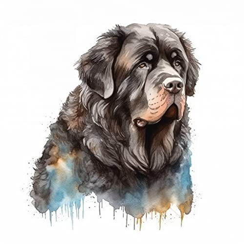 Image of Yoonek Graphics Newfoundland Dog Vinyl Decal Sticker for Car, Laptop, Tumbler, More. #009794-4 inch