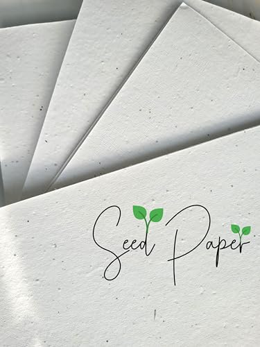 Printable A4 Seed Paper Printer Safe - White Printable Wildflower...