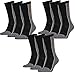 Produktbild HEAD Unisex Performance Crew 9er Pack (grau/schwarz, 43/46)