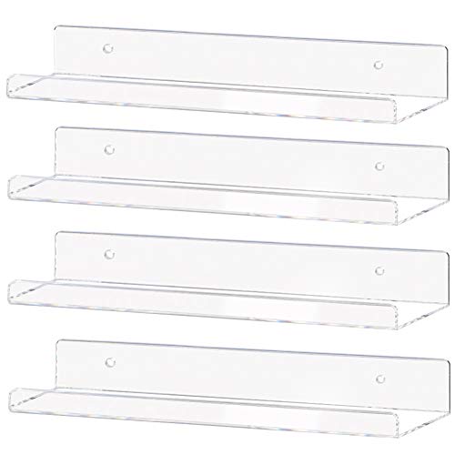 Weiai Clear Acrylic Shelf 15" Invisible Floating