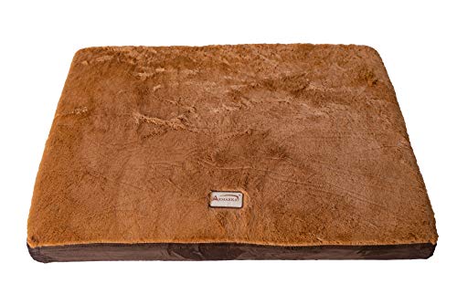 Armarkat Memory Foam Orthopedic Pet Bed Pad In Mocha And Brown, 32-Inch By 24-Inch By 3-Inch #TOP1