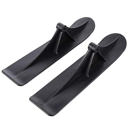 OSOLADY 1Pair Durable Scooter Sled Ski Attachment for Snow Easy Installation Snow Ski Board for Transform Kick Scooter Into Snow Scooter Low Temperature Resistant Compatible with Electric
