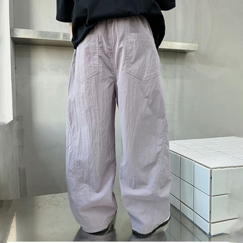 Boys Casual Pants Comfortable Elastic Waist Trousers for Children Summer Leisure Outdoor Activities Ages 4-124