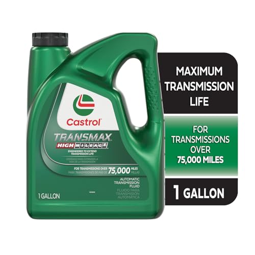 Image of Castrol 03518-3PK Transmax ATF Green High Mileage Transmission Fluid - 1 Gallon, (Pack of 3)