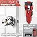 Door Latch Mortise Tool,Door Latch Installation Kit Help Remove Material, Easily Cut Door Latch Template for Accurate Professional Installation, Door Latch Kit for 1-3/4