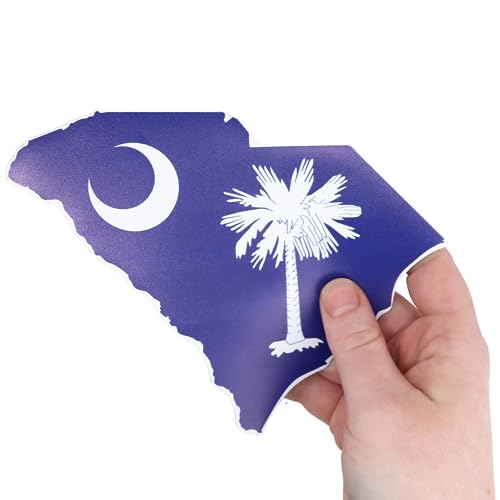 Imán Decorativo Estado South Carolina 6.5 pulgadas miniatura 6