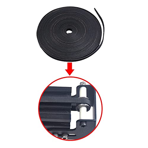 Cinturón de impresora 3D GT2 de 6 mm y correa CNC de 10 metros para Creality y Anet 3