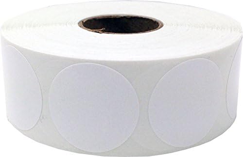 Metallic Silver Color Coding Dot Labels 25.4 mm 1 Inch Round 500 Count
