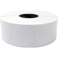 Beige Color Coding Labels - 1 Inch Round Circle Stickers, 500 Total On Roll