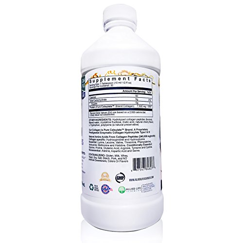 Liquivive Liquid Collagen Protein Peptides | Pure Hydrolyzed Super Multi Collagen Hydrolysate Drink | Higher Absorption Than Collagen Powder Pills & Capsules | Colageno Liquido Hidrolizado #TOP5