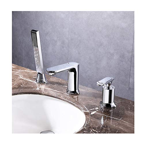 Évier eau chaude froide en laiton pour une salle de bain de villa moderne
