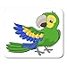 Produktbild Mauspads Blau Clipart Niedlich Cartoon Papagei Maskottchen Charakter Pointing Wing Mauspad für Notebooks, Desktop-Computer Matten Büromaterial