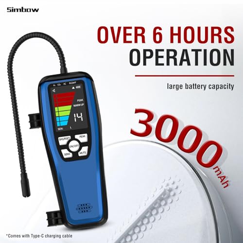 ALD-200 Refrigerant Leak Detector HVAC with 3 Sensitivity Modes & 2 Alarms by Simbow - Used condition - Image 4