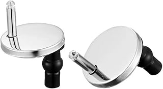 Wonchael S001C Toilet Seat Bolts and Screws Replacement Easy to Install Cover Chrome
