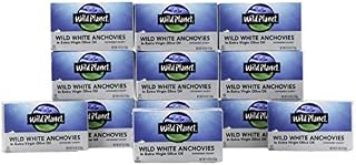 Wild Planet Wild White Anchovies in Extra Virgin Olive Oil, 3rd Party Mercury
