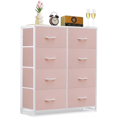 8-Drawer Dresser for Bedroom, Anti-Tip Tall Storage Organizer
