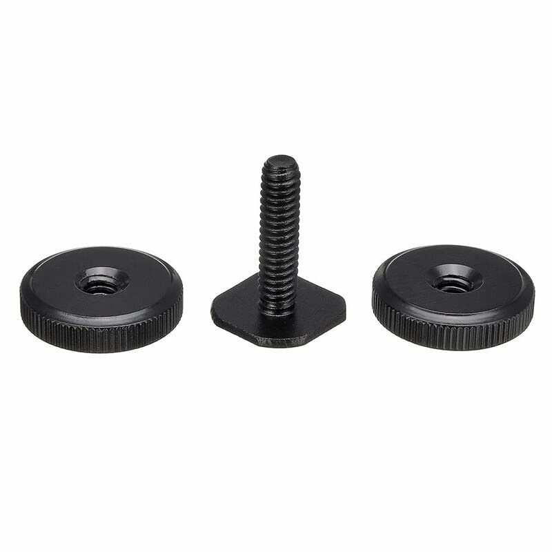 Image of BKN Metal Durable Camera Shoe Adapter Mount 1 /4 inch Dual Thumb Screw Flash Camera Adapter for Canon Sony Nikon DSLR Camera Accessories - 2pcs