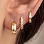 gold-hoop earrings