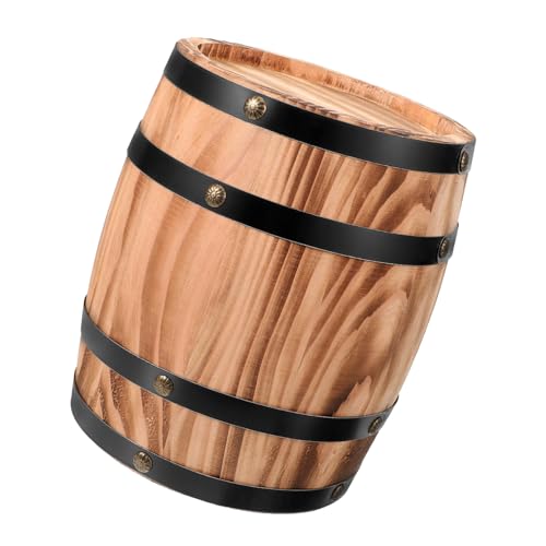 Cabilock Craftsmanship Beer Barrel Decoration Wood Barrel for Decoration Red Wine Barrel Decorative