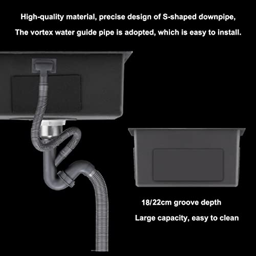 Petit évier carré argenté encastrable pour optimiser les espaces et balcons - 8