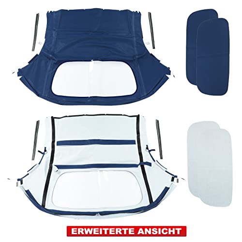 Frankberg Cabrioverdeck Softtop Verdeckbezug Blau Kompatibel mit BO.xs.TER Cabriolet 986 2.5L 2.7L 3.2L 1996-2000 Replace# PR-2291-442-2994