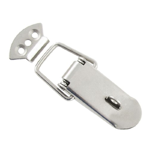 Image of Aexit Hardware Cabinet Padlocks & Hasps Boxes Spring Loaded Latch Catch Toggle Hasp Hasps 2 Pcs