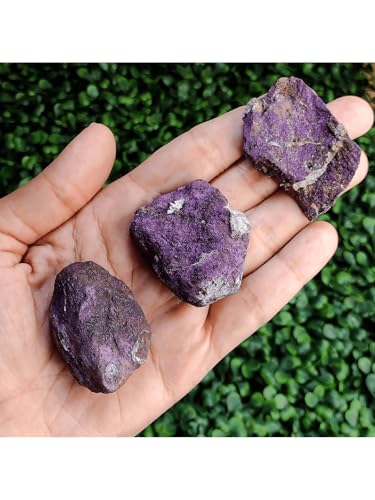 Purpurita Bruta Pedra Natural | Cristal da Purificação e Alta Energia | Conexão Espiritual, Proteção