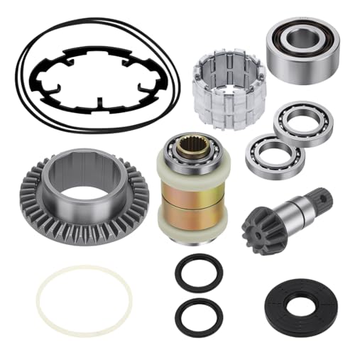 Mabutingti Vorderes Differential Kegelrad- und Tellerradsatz mit Nabe, Rollenkäfig und Ankerplatte passend für Polaris RZR Ranger Sportsman 325 570 800 900 100 2011-2017 3235441