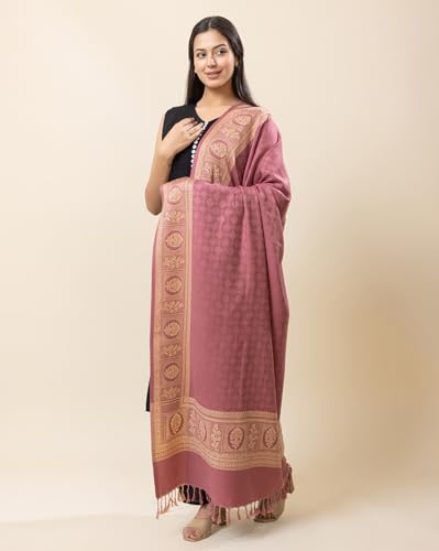 Image of Wrap me Warm Shawl for Women | Soft Viscose Acrylic Poly Wool Shawl - Warm & Lightweight Winter Wrap - Stylish Ethnic Stole for Women - 1010