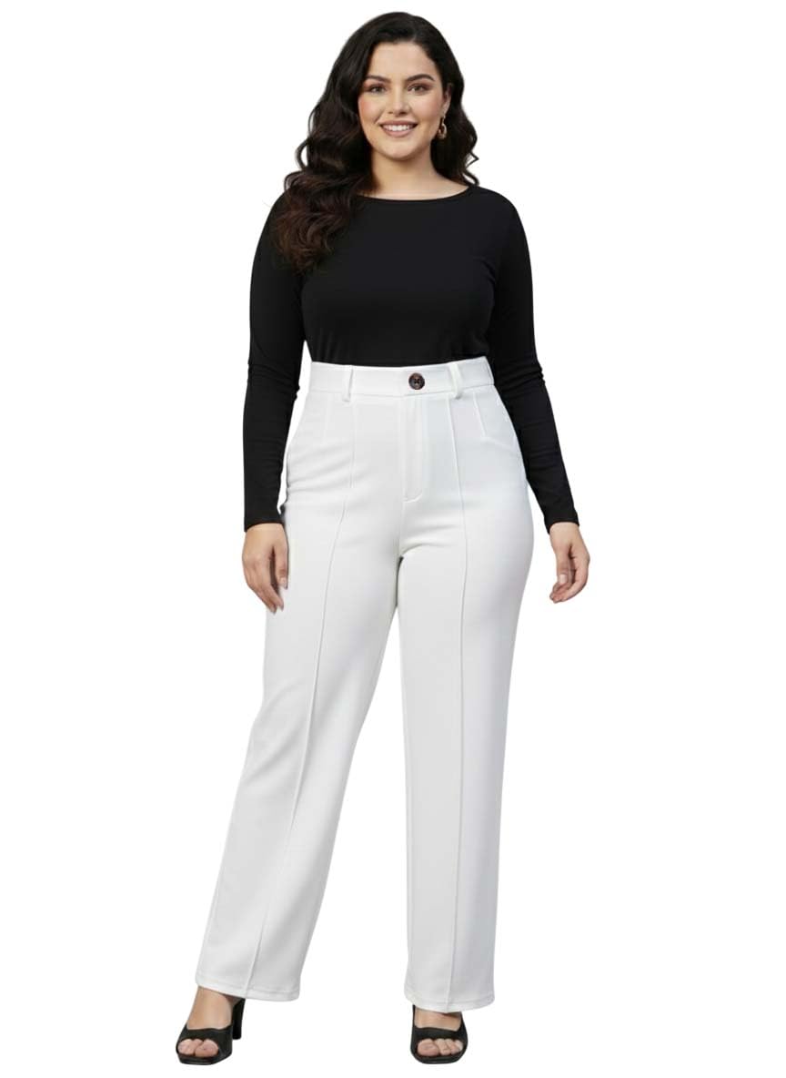 eimear Women’s Plus Size High Waist Straight Fit Formal Office Wear Pants for Work and Casual Styling-picture-38