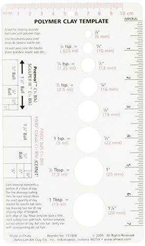 AMACO Polymer Clay Template