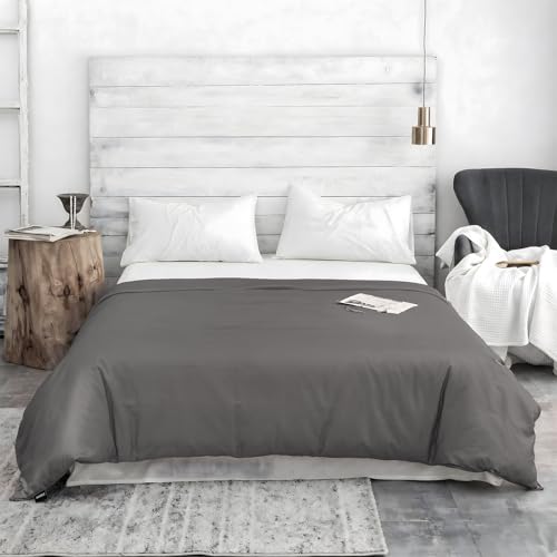 Image of ZonLi Cooling Weighted Blanket Cover, Oeko-texCertified 100% Pure Natural Bamboo Fiber, (Grey, 60'' x 80'') Removable Cooling Duvet Cover for Hot Sleepers, All Season
