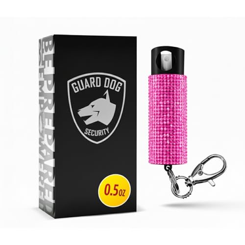 Guard Dog Security Bling Pepper Spray Keychain 0.5 fl oz