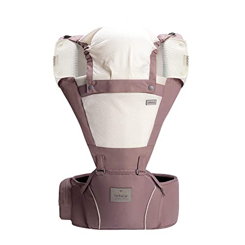 Amazon Com Bebamour Baby Carrier Front And Back Carry Baby Newborns To Toddler Baby Hip Carrier 6 In 1 2 Pieces Teething Pads Light Pink Baby