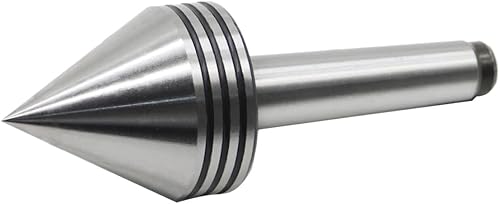 Miniatura 4 de Yunnergo MT1 Heavy Duty Tailstock Rodamiento giratorio de 60 grados Centros de torno giratorio en vivo MT2, centro cónico Morse para carpintería