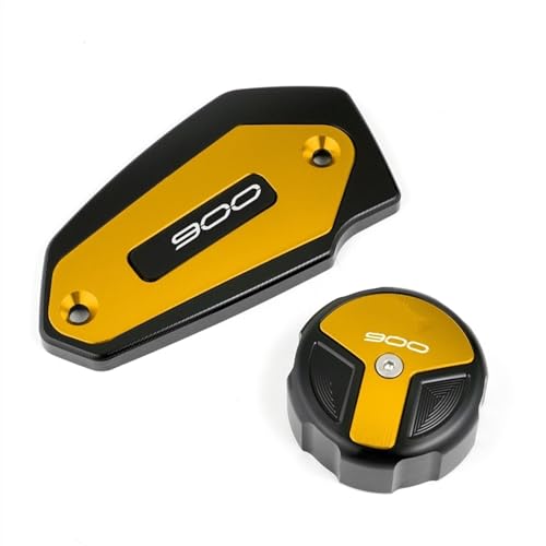 Couvercle maître-cylindre Z900 en alu CNC doré, finition luxe pour réservoir frein